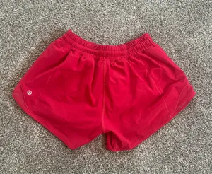 Red Lululemon Hotty Hot Shorts thumbnail 3