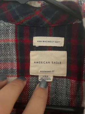 American Eagle Flannel Boyfriend thumbnail 3
