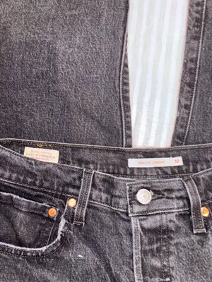 Levi’s Ribcage Straight Jeans Black thumbnail 4