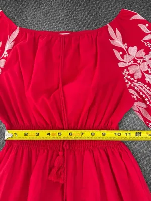 Kindred Embroidered Off-The-Shoulder Boho Mini Dress Size M thumbnail 7