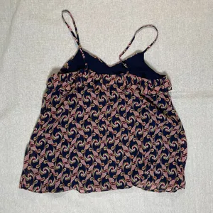 The Webster at Target | Ruffle Front Tank | Medium Blue thumbnail 2