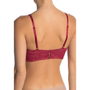 NEW Intimately Free People Red Tameeka Underwire Lace Bra Berry Women's Small thumbnail 2