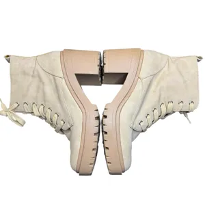 Torrid Boots Womens Size 9.5W White Faux Leather Combat Ankle Zip Lug‎ Sole thumbnail 6