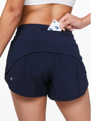 lululemon speed up short 4” long tall updated fit true navy blue 4 W7AYMT thumbnail 1