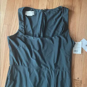 Elegant green formal Sleeveless Dress thumbnail 2