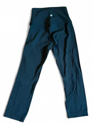 Lululemon High-Rise Align Leggings, Cropped, Black, Size 2 thumbnail 2