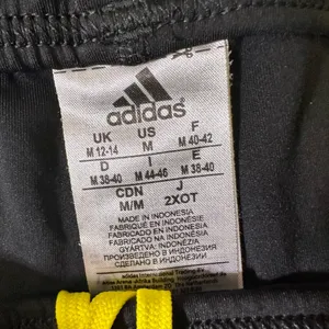 adidas Black Swim Jammers with Yellow Stripe Accents thumbnail 4