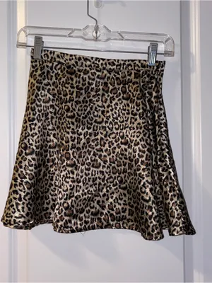 Princess Polly Leopard Print Mini Skirt - Brown & Black Size: 2 US thumbnail 2