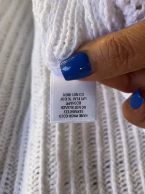 Dressbarn white Crochet Open Weave Short Sleeve Sweater Top XL New thumbnail 9