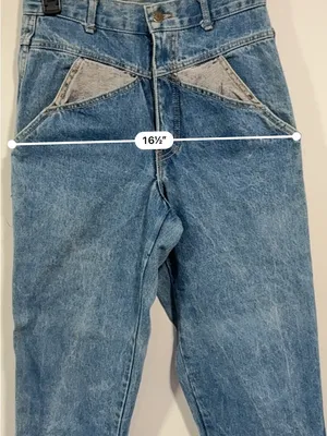 Vintage GUESS by Georges Marciano Two-Tone Jeans from the late 80s or early 90s. thumbnail 11