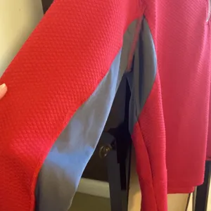 Champion  red/grey 3/4 quarter zip pullover XL thumbnail 6