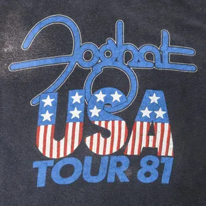 Hanes Vintage Foghat Touring America 81 Shirt thumbnail 5