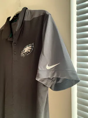 Nike NFL Philadelphia Eagles Men's Black Polo Shirt thumbnail 5