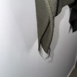 Lululemon Poncho Women OS Olive Green Fair Merino Wool Ribbed Knit‎ Wrap thumbnail 5