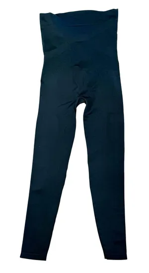 Blanqi Everyday Maternity Belly Support Leggings Womens‎ Large Blue Gray Pull On thumbnail 1