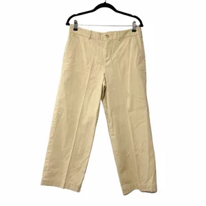 LAUREN RALPH LAUREN Chino Beige Workwear Mid Rise Straight Trousers Sz 8 thumbnail 3