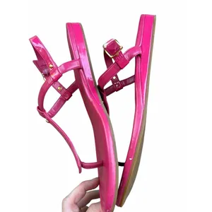 Cole Haan patent sandal Boardwalk Thong Electra pink raspberry Summer Flip Flop thumbnail 10