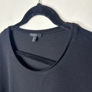 COS Black Oversized Knit Long Sleeve Tunic Top SZ‎ Medium Stretch Minimal Luxury thumbnail 2