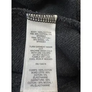 Vineyard Vines Black Scallop Hem Crewneck Sweater Sweatshirt Womens Size Large L thumbnail 11