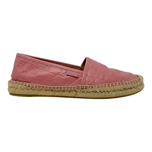 Gucci Guccissima Pink Leather GG Monogram Espadrille Flats EU 40 thumbnail 4