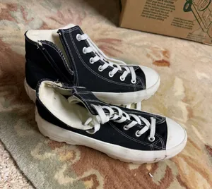 Off brand converse Black Size 9 thumbnail 1