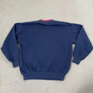 VTG Grandma Sweatshirt M Navy Double Collar Grandkids‎ Embroidered 90s Crewneck thumbnail 4
