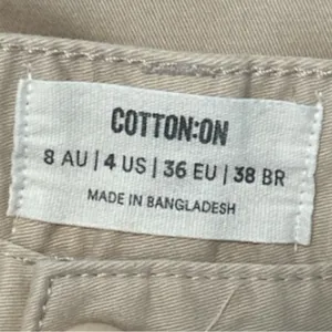 COTTON:ON Wide-Leg Chino Pants Khaki/Beige Women’s Size US 4 (EU 36, AU 8) thumbnail 6