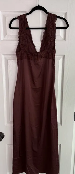 slip dress Brown Size M thumbnail 2