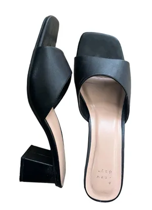 A New Day square toe black heel thumbnail 2