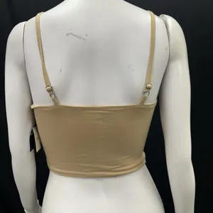 Hollister Tan Bustier Camisole‎ Top S Corset Summer Feminine thumbnail 3