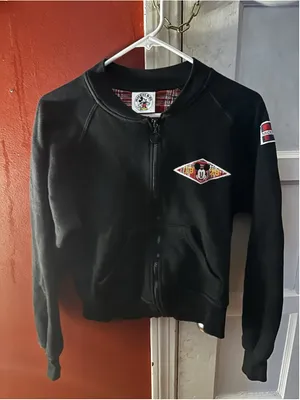 Vintage 90s Disney Mickey Mouse Zip Up Bomber Sweatshirt Jacket Medium Blockette thumbnail 3