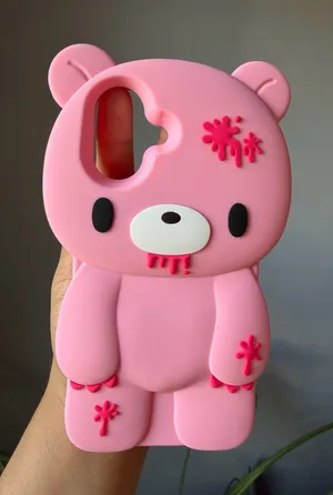 16 /17 Pink bear phone case For iPhone 16 and 17 regular thumbnail 1