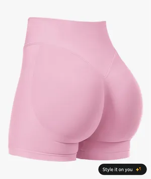 Voyjoy Amazon scrunch shorts Pink thumbnail 1