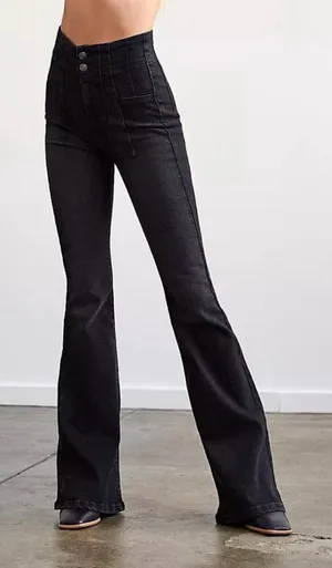 Free People We the Free Jayde Flare Jeans thumbnail 1