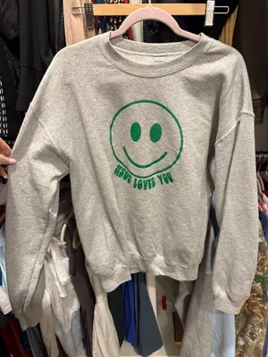 Jesus Loves You Gildan Co. Sweatshirt thumbnail 1