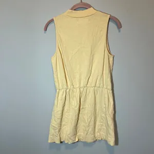 Free People FP Beach Mock Neck Butter Yellow Mini Dress Small Coverup‎ thumbnail 6