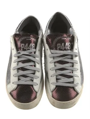 P448 John Cola Sneakers – Silver & Plum Glitter (EU 37 / US 7) thumbnail 1