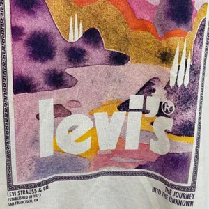 Levi’s Journey Into the Unknown UFO Graphic Crewneck Sweatshirt Plus Size 2X thumbnail 4