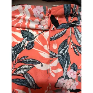 bebe Maxi Skirt Size 8 Coral Floral Wrap High Low Tropical Summer Tie Waist thumbnail 12