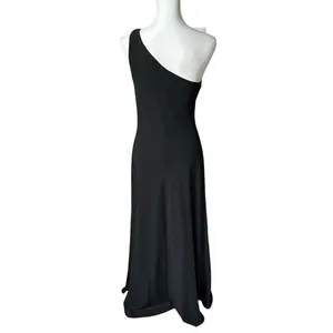Escada One Shoulder Long Embellished Evening / Event Formal Dress Sz Small thumbnail 10