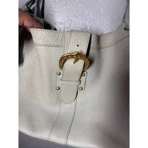 Dooney & Bourke VTG light Blue Pebbled Shoulder Bag Y2K thumbnail 2