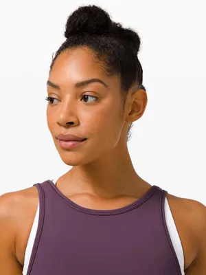 NWOT Lululemon Power Pivot Tank *Everlux in Grape Thistle Size 8 thumbnail 4