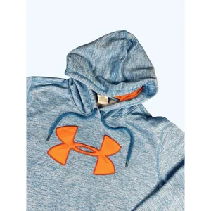Under‎ Armour Storm Women’s Hoodie Blue Orange Colorway Large Pocket Active thumbnail 3
