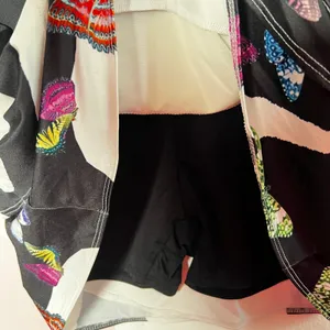 Lucky in Love Skirt Skort Womens XL White Butterfly Ruffles‎ Pickleball Tennis thumbnail 3