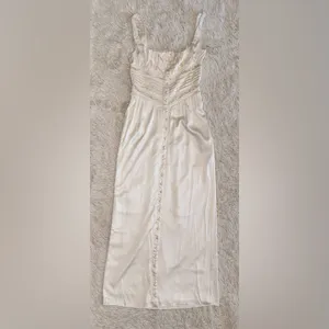NWOT HOUSE OF CB ILLIANA Silk Blend Maxi Dress sz M thumbnail 6