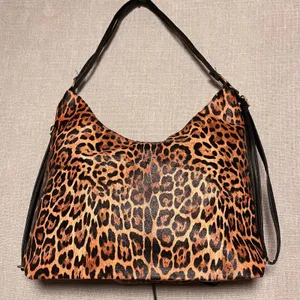 New Leopard Butterfly Lace Up Convertible Shoulder Bag Backpack Faux‎ Leather thumbnail 2