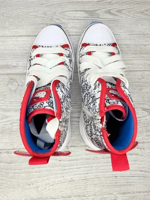 New Heelys x Hello Kitty Veloz collaboration tennis shoes sneakers 7 thumbnail 6