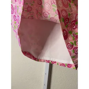 Vintage Lilly Pulitzer White‎ Label Size 2 ~Happy Snails~Cotton Wrap Skirt Pink thumbnail 5