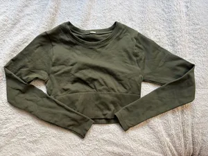 Green Aerie Long Sleeve Top thumbnail 1