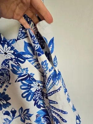FARM RIO ACTIVE Off-White Fora Birds Eurofax Mini Dress. thumbnail 7